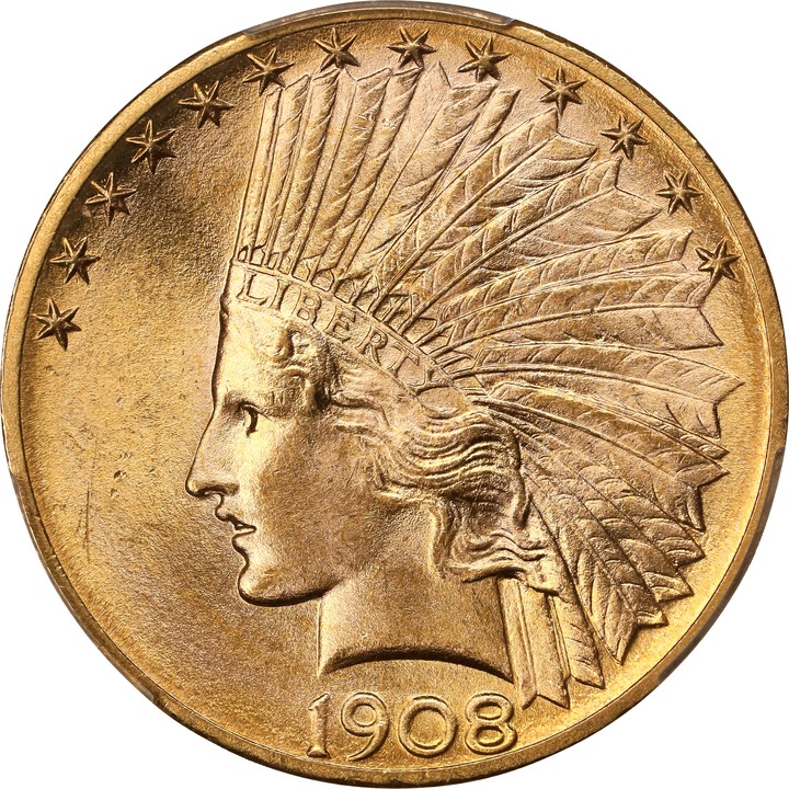 1908-S $10  MS thumbnail 5