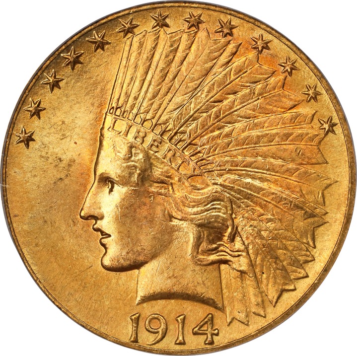 1914-D $10  MS thumbnail 6