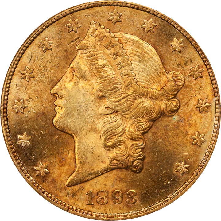 1893-CC $20  MS thumbnail 7