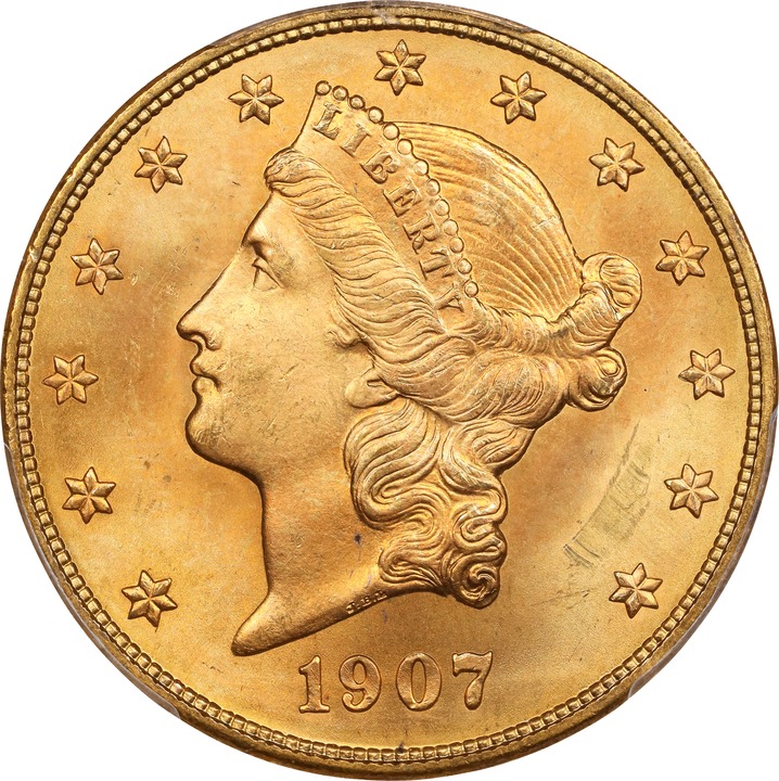 1907-D $20  MS thumbnail 7