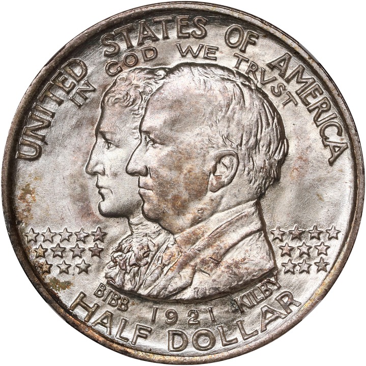 Image for 1921 50c Alabama MS67 CAC