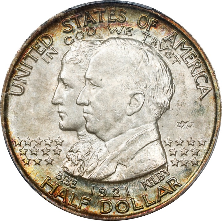 1921 50c Alabama, 2x2 MS thumbnail 16