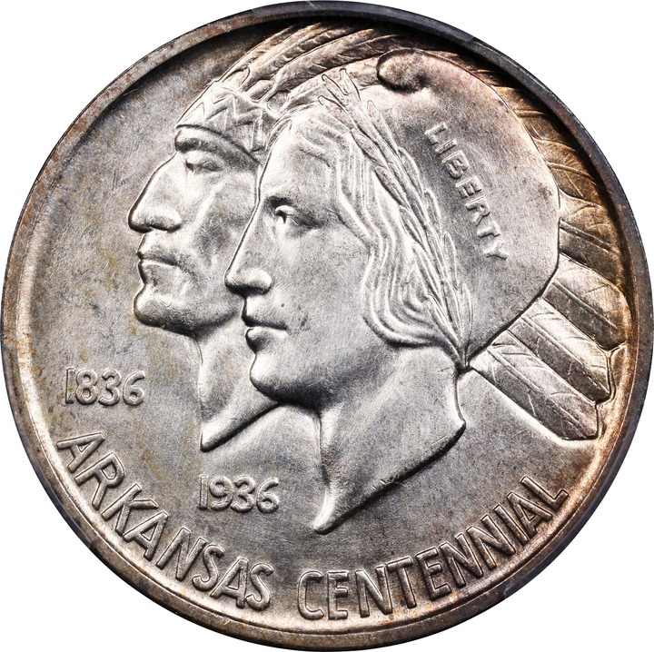 1937-S 50c Arkansas MS65 thumbnail 3