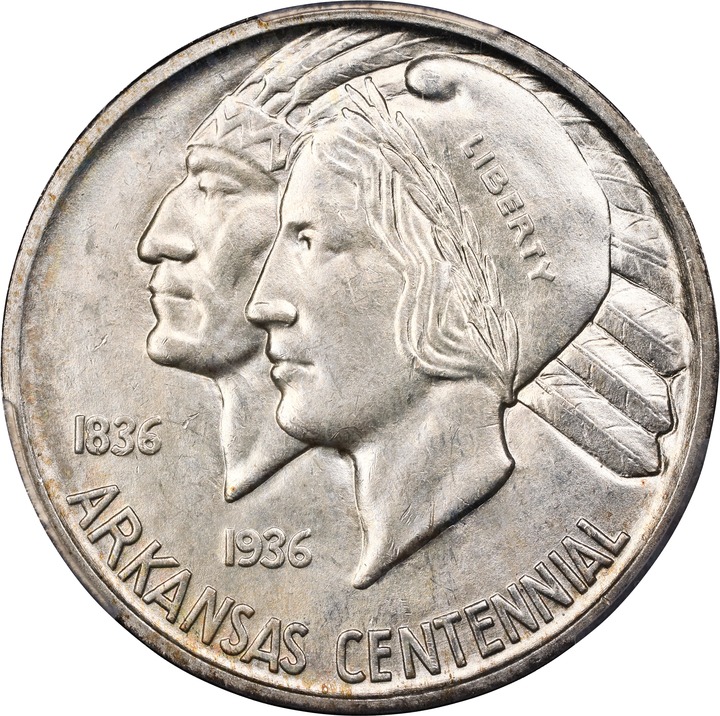 1938-S 50c Arkansas MS65 thumbnail 3