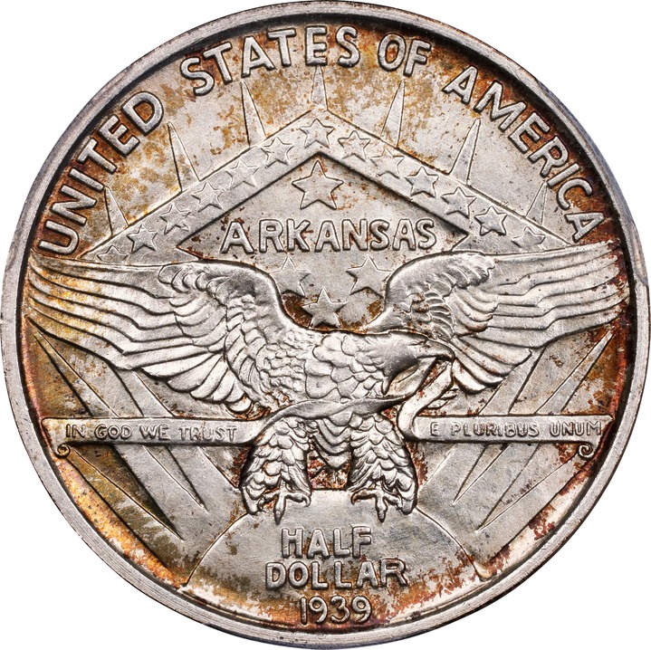 1939 50c Arkansas MS66 thumbnail 2