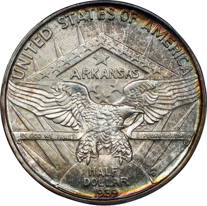 1939-D 50c Arkansas MS65 thumbnail 4