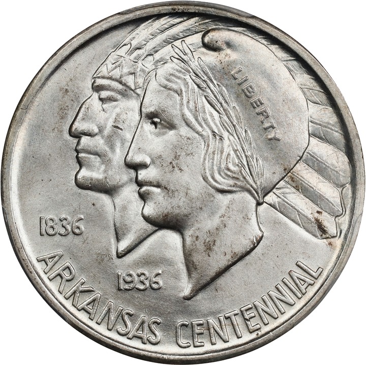 1939-S 50c Arkansas MS66 thumbnail 5