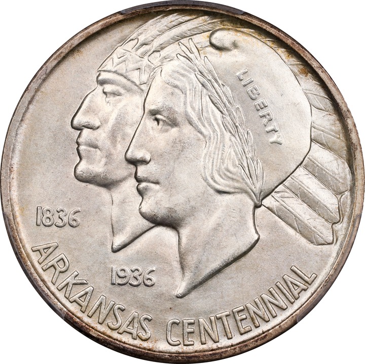1939-S 50c Arkansas MS66 thumbnail 3