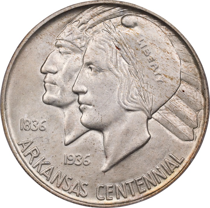 Image for 1939-S 50c Arkansas MS66