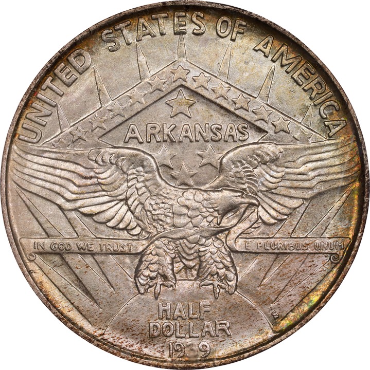 1939-S 50c Arkansas MS66 thumbnail 2