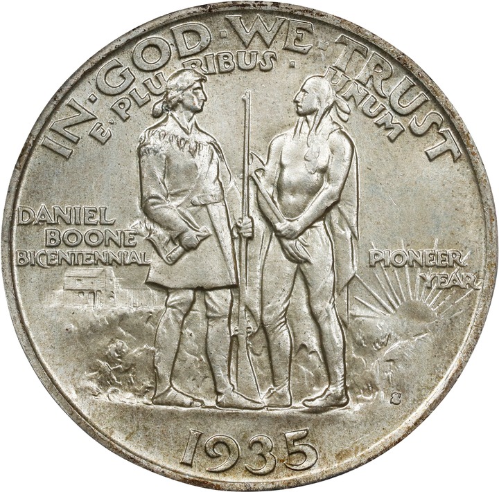 1935-S 50c Boone MS66 thumbnail 4