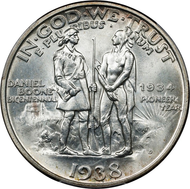 1938-D 50c Boone XF45 CAC thumbnail 21