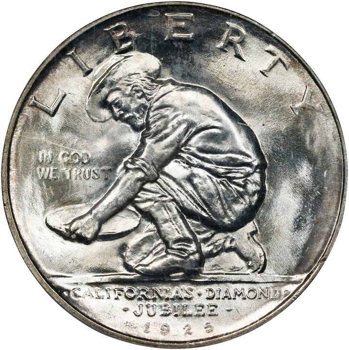 Image for 1925-S 50c California Jubilee MS67
