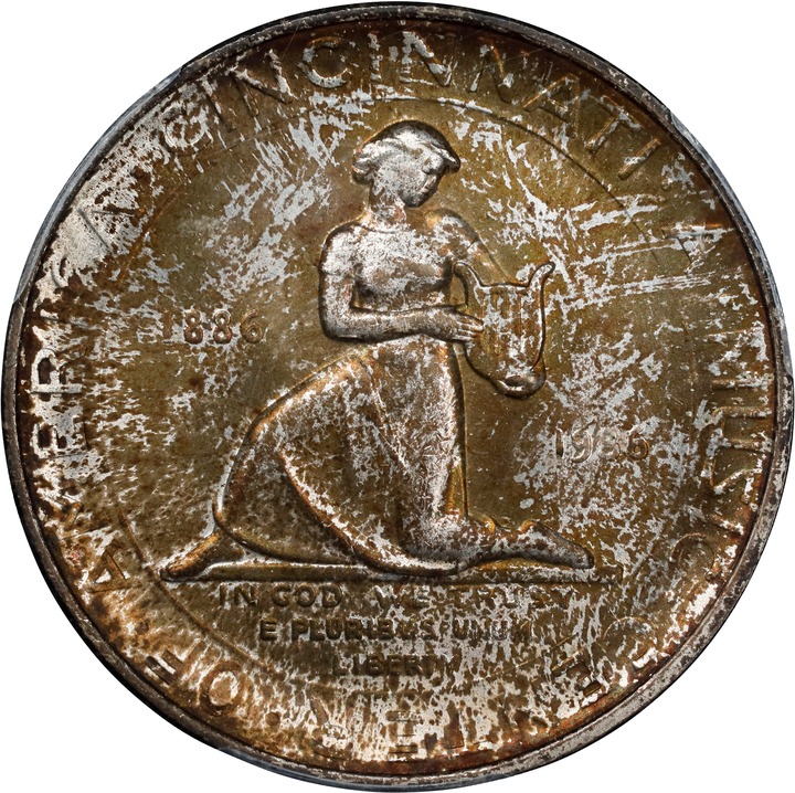 1936 50c Cincinnati Music Center MS65 thumbnail 2