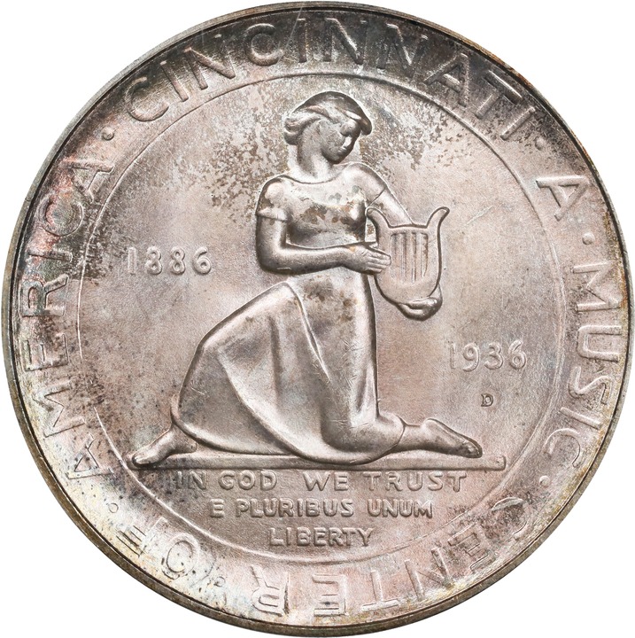 1936-D 50c Cincinnati Music Center MS68 CAC thumbnail 20