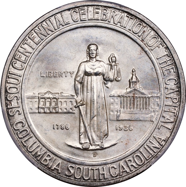 1936-D 50c Columbia MS66 thumbnail 5