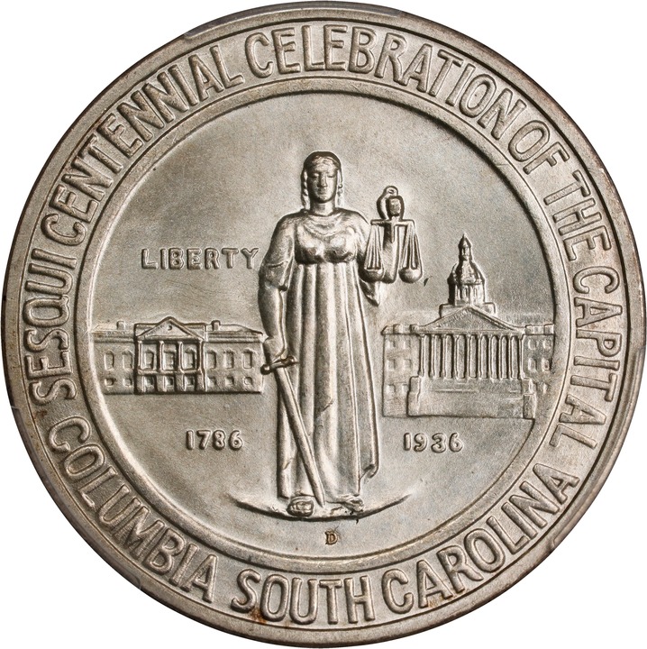 1936-D 50c Columbia MS66 thumbnail 3