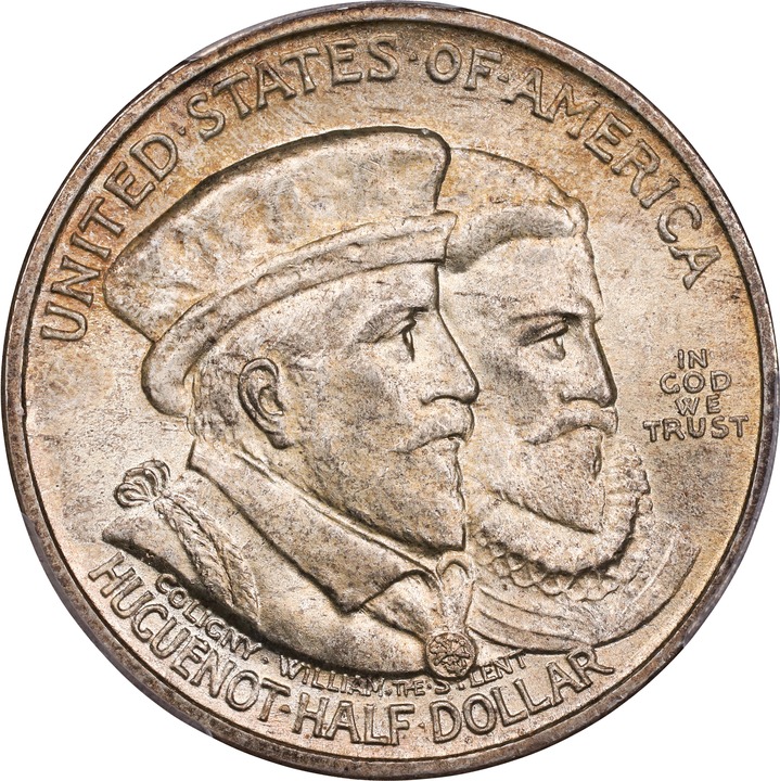 Image for 1924 50c Huguenot-Walloon MS66