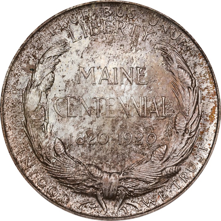1920 50c Maine MS66 thumbnail 2
