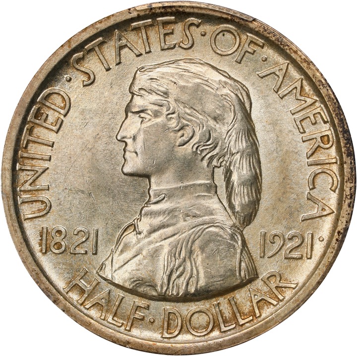 1921 50c Missouri AU53 thumbnail 21