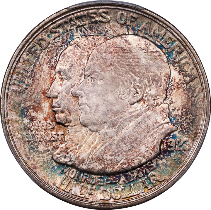 1923-S 50c Monroe Doctrine MS66 thumbnail 3