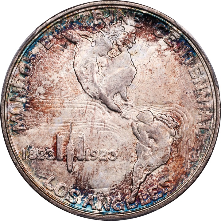 1923-S 50c Monroe Doctrine MS66 thumbnail 4