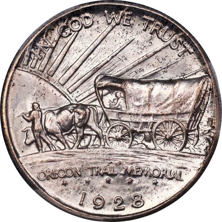1928 50c Oregon Trail MS66 thumbnail 6