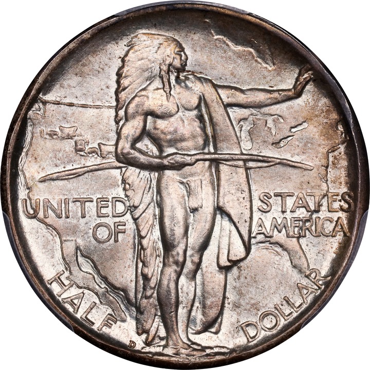 1933-D 50c Oregon Trail MS67 CAC thumbnail 3