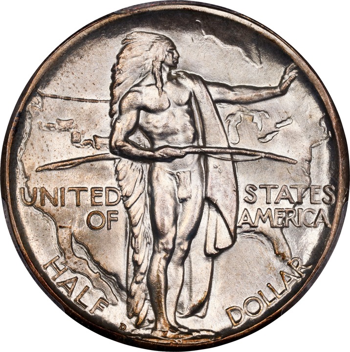 1933-D 50c Oregon Trail MS66 CAC thumbnail 3
