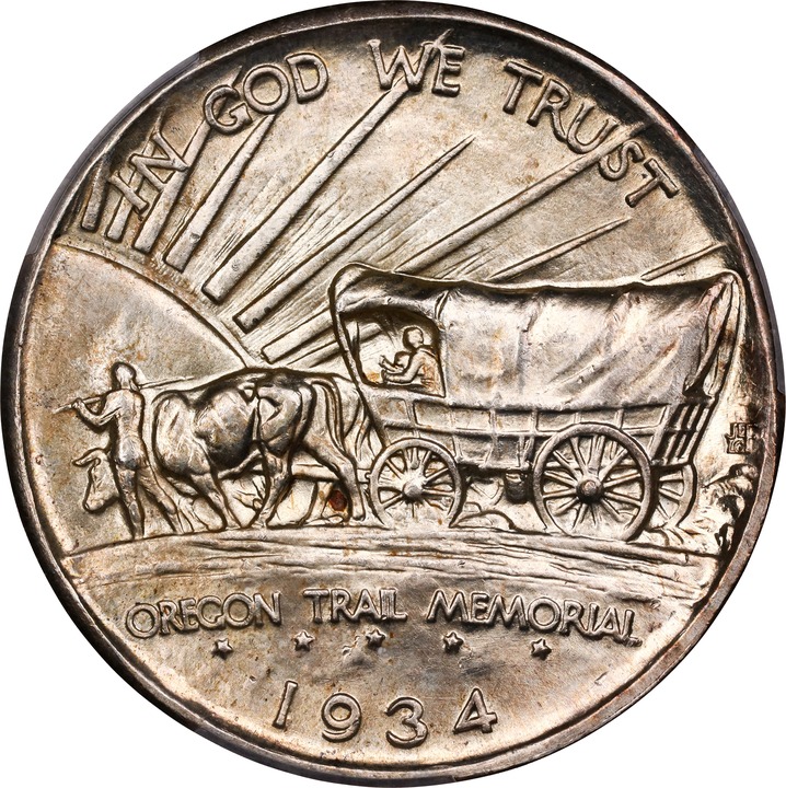 1934-D 50c Oregon Trail AU50 thumbnail 24