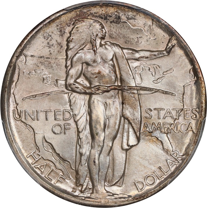 1937-D 50c Oregon Trail AU50 CAC thumbnail 23