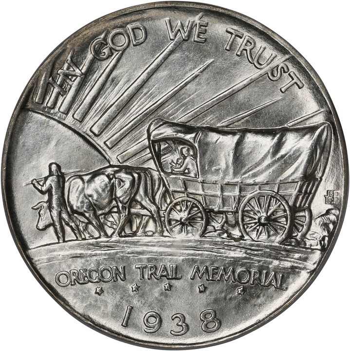 1938 50c Oregon Trail MS66 thumbnail 6