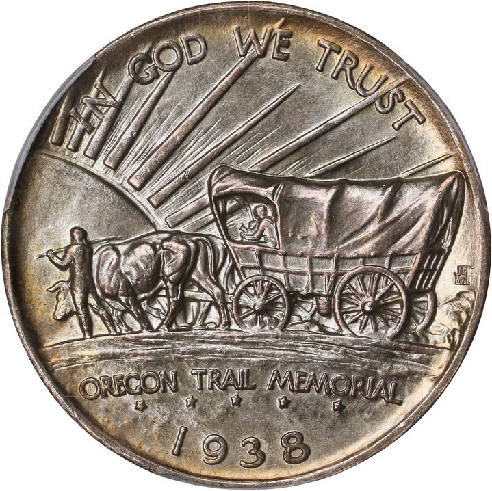 1938-S 50c Oregon Trail MS67 thumbnail 4