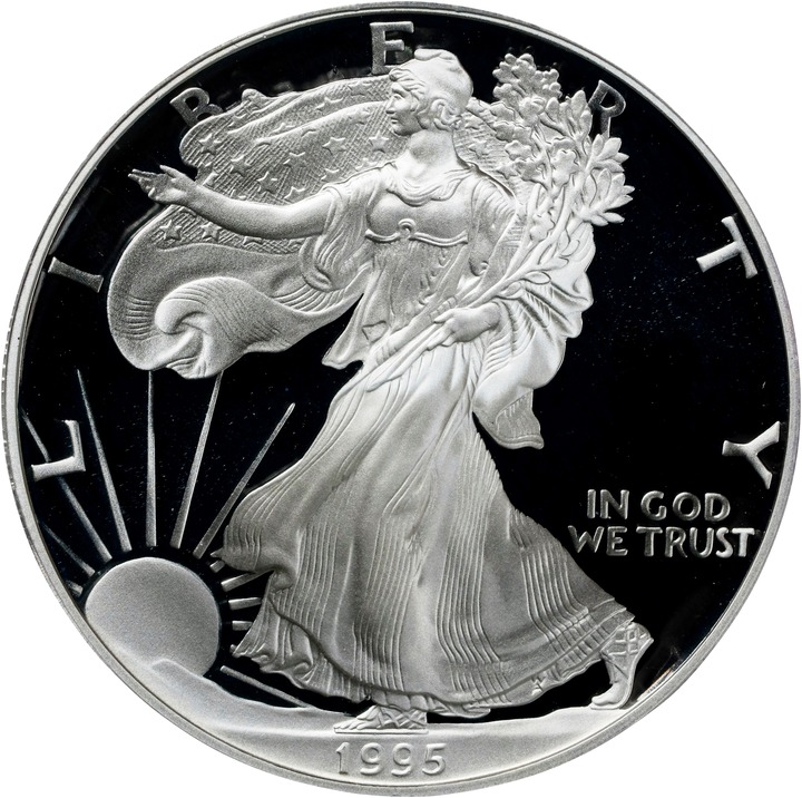 1995-W $1  Silver Eagle PR DCAM thumbnail 13
