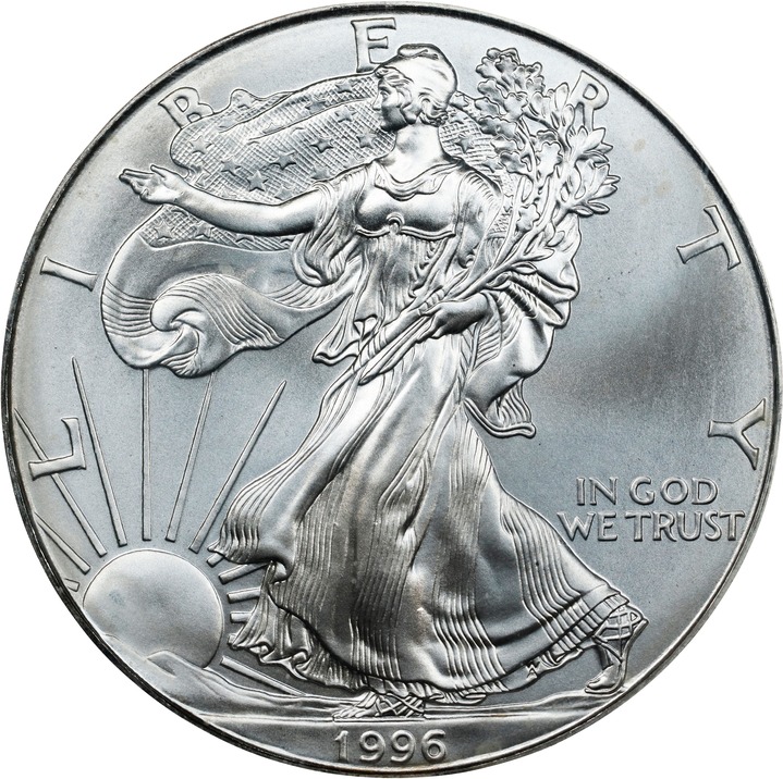 Image for 1996 $1  Silver Eagle MS70
