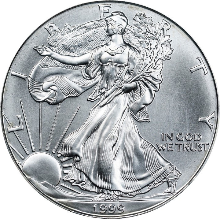 Image for 1999 $1  Silver Eagle MS70
