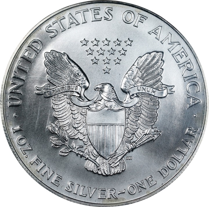 1999 $1  Silver Eagle MS70 thumbnail 2