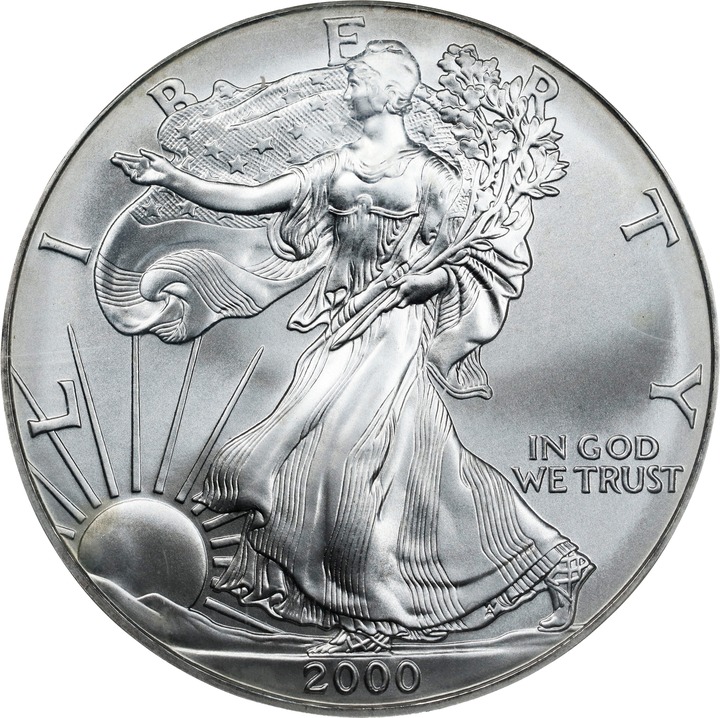 Image for 2000 $1  Silver Eagle OGP