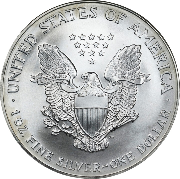 2000 $1  Silver Eagle OGP thumbnail 2