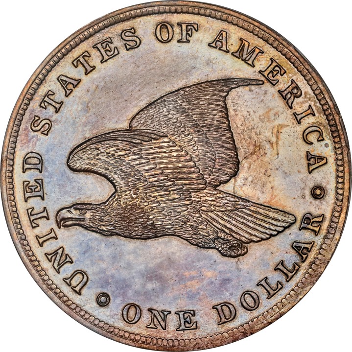 1839 PS$1 Gobrecht, Restrike, Silver, J-105 PR63 CAC thumbnail 2