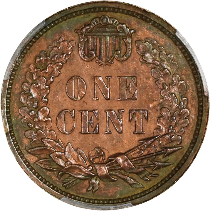 1856 P1c Flying Eagle, Repunched 5, Tilted ONE CENT, J-181a PR RD thumbnail 10
