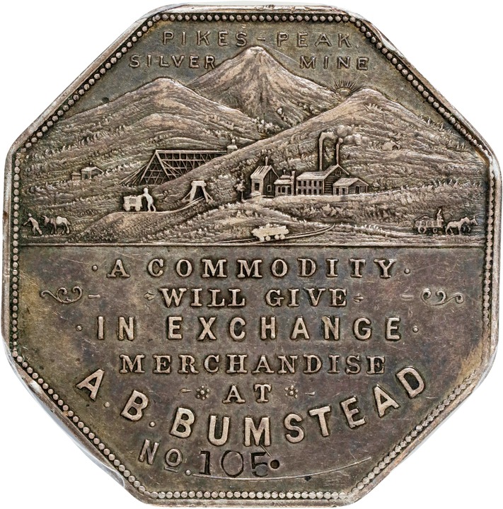 Image for 1900 Lesher $ Bumstead Type, First rev, HK-788 AU50