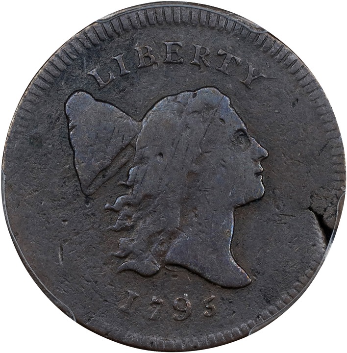 1795 1/2c No Pole, Plain Edge, C-5a MS BN thumbnail 2