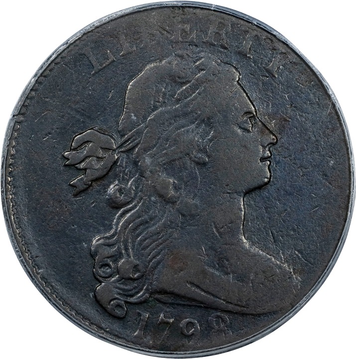 1798 1c 2nd Hair Style, S-167  MS BN thumbnail 2