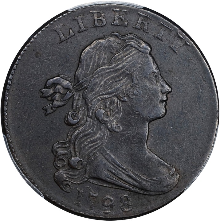 1798 1c 2nd Hair Style, S-184  MS BN thumbnail 2