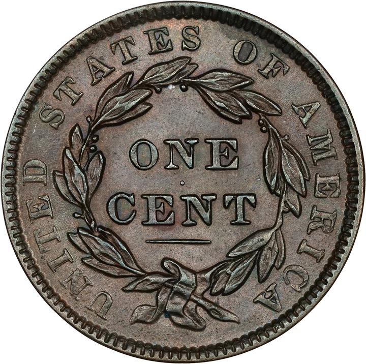 1838 1c MS BN MS64 BN thumbnail 2