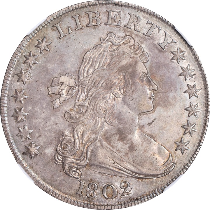1802 $1  Narrow Date, B-6, BB-241 MS60 thumbnail 21