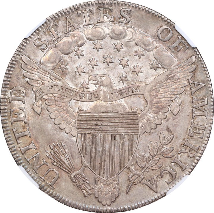 1802 $1  Narrow Date, B-6, BB-241 MS60 thumbnail 22