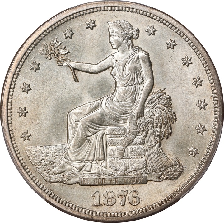 Image for 1876-S Trade$ Obverse I, Reverse I MS66