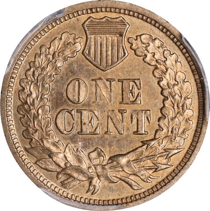 1863 P1c Copper-Nickel, J-302 PR63 CAC thumbnail 2
